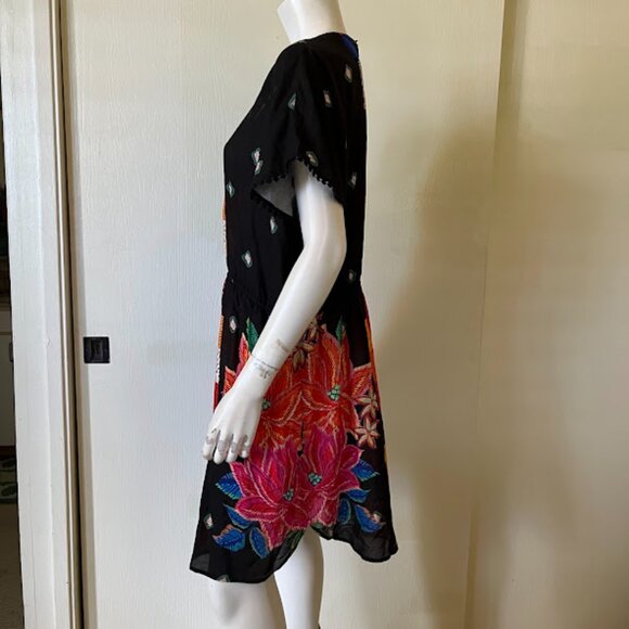 NEW Farm Rio Geo Cover-Up Mini Dress XL - Picture 3 of 5